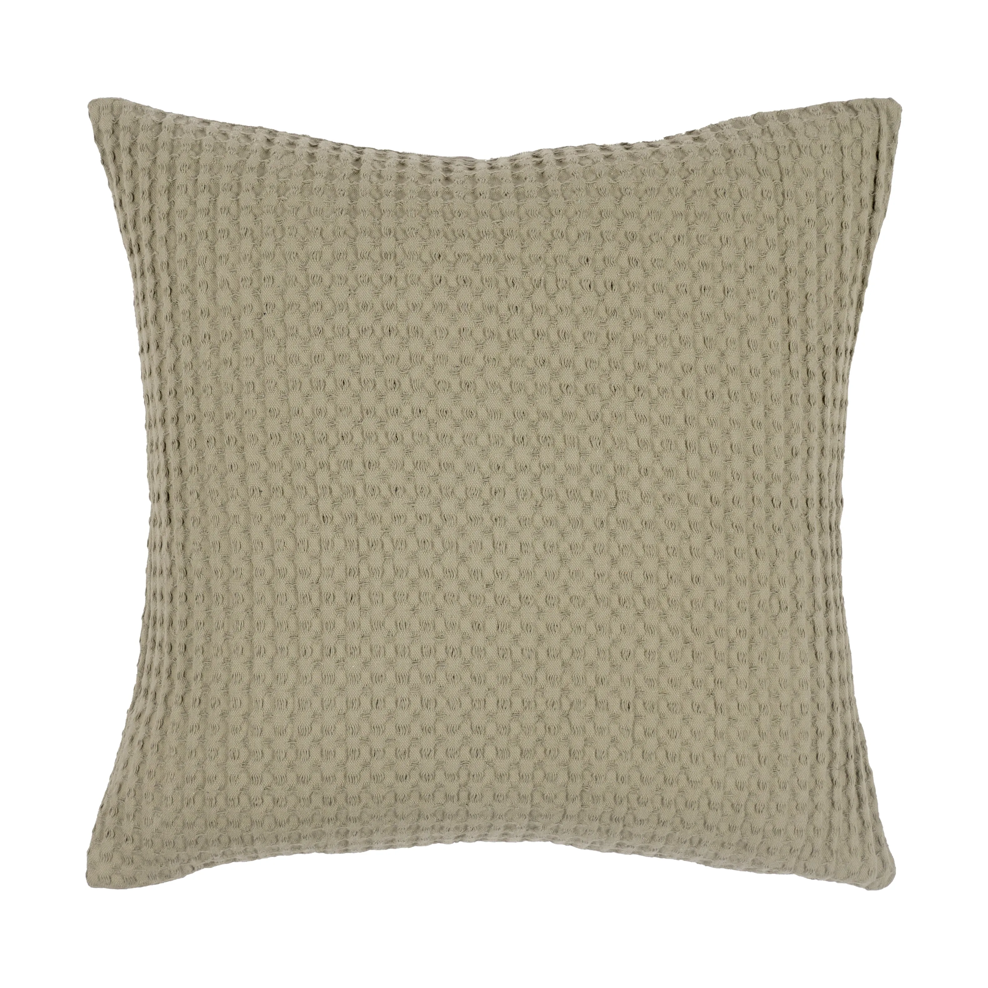 Jumbo Waffle Decorative Pillow With Feather Insert