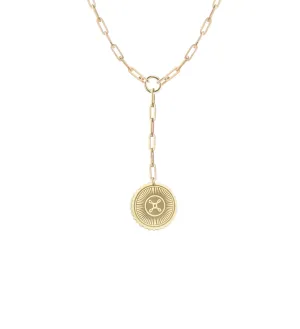 Knot Medallion Lariat