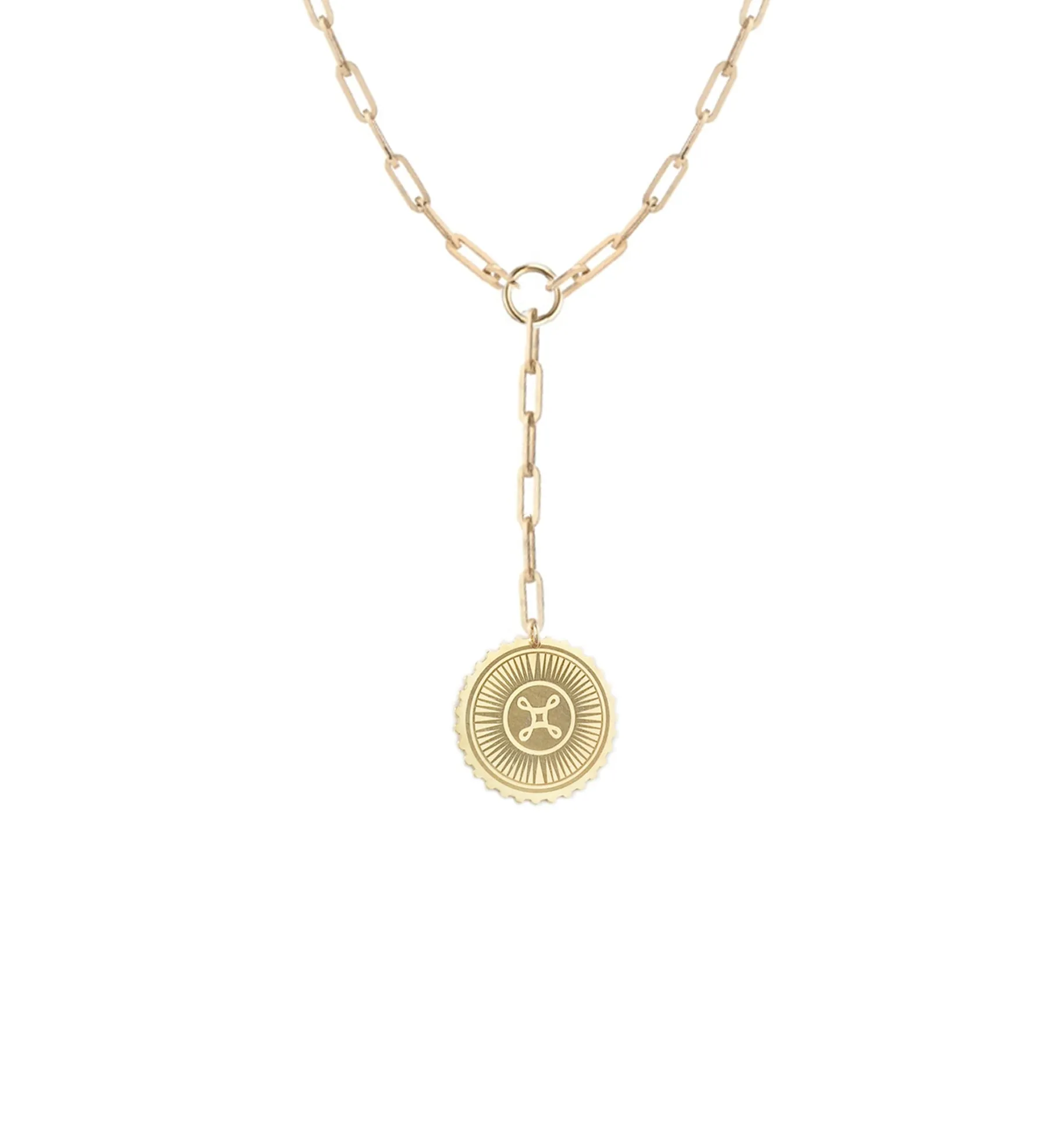 Knot Medallion Lariat