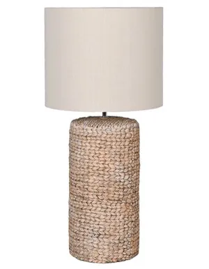 Large Rope Effect Table Lamp.