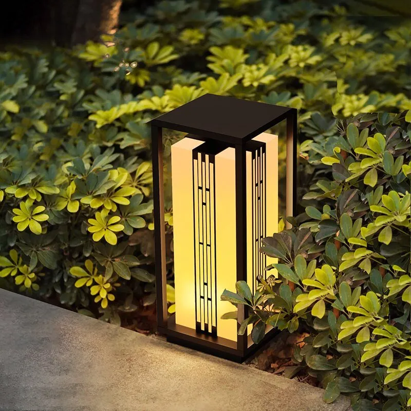 Lawn Lamp Outdoor Post Light Garden Light Landscape Lighting Electricity Column Head Light Waterproof Courtyard Street Lamps