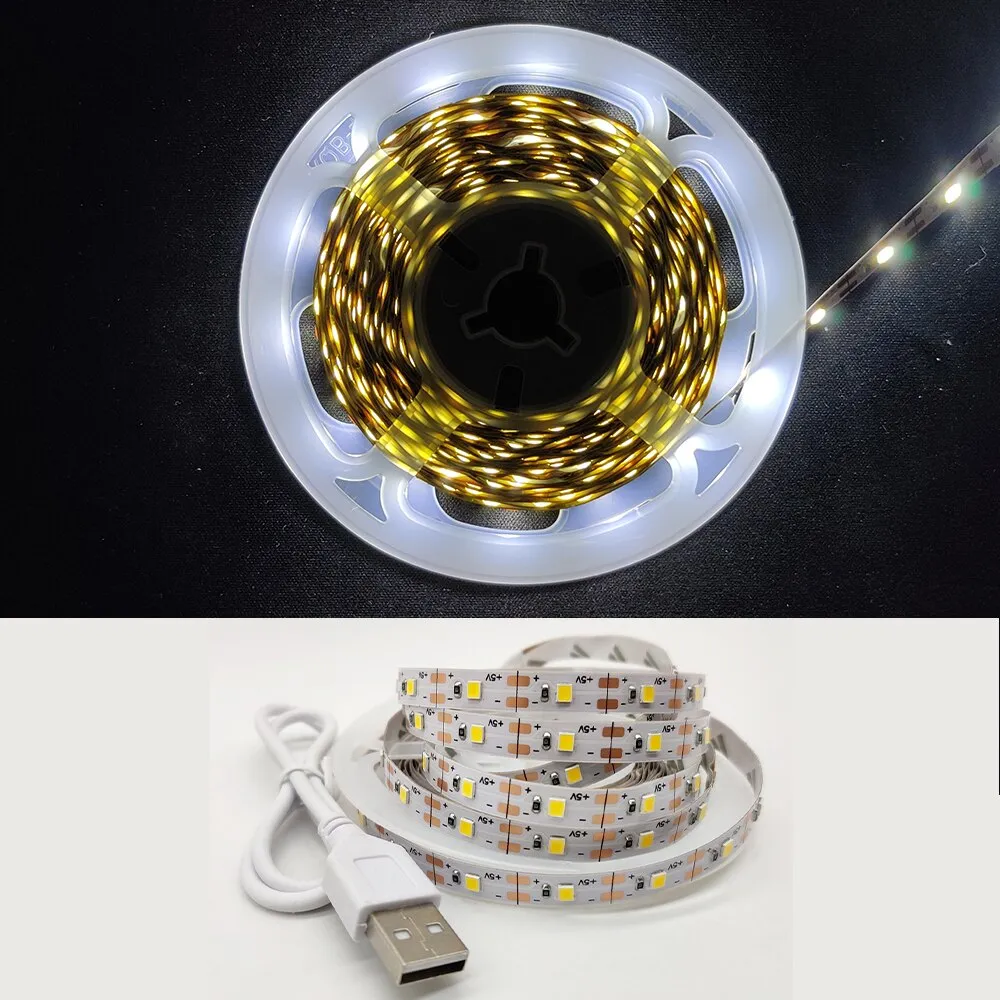 LED Light Strip luces USB Infrared Remote Control 5V RGB 2835 Flexible Lamp Tape Ribbon Diode For Festival Party TV Desk Bedroom