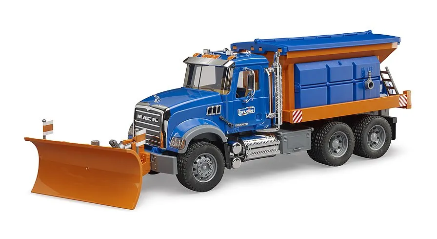 Mack Granite Snow Plow Truck