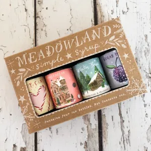 Meadowland Simple Syrups Sampler Set: Winter