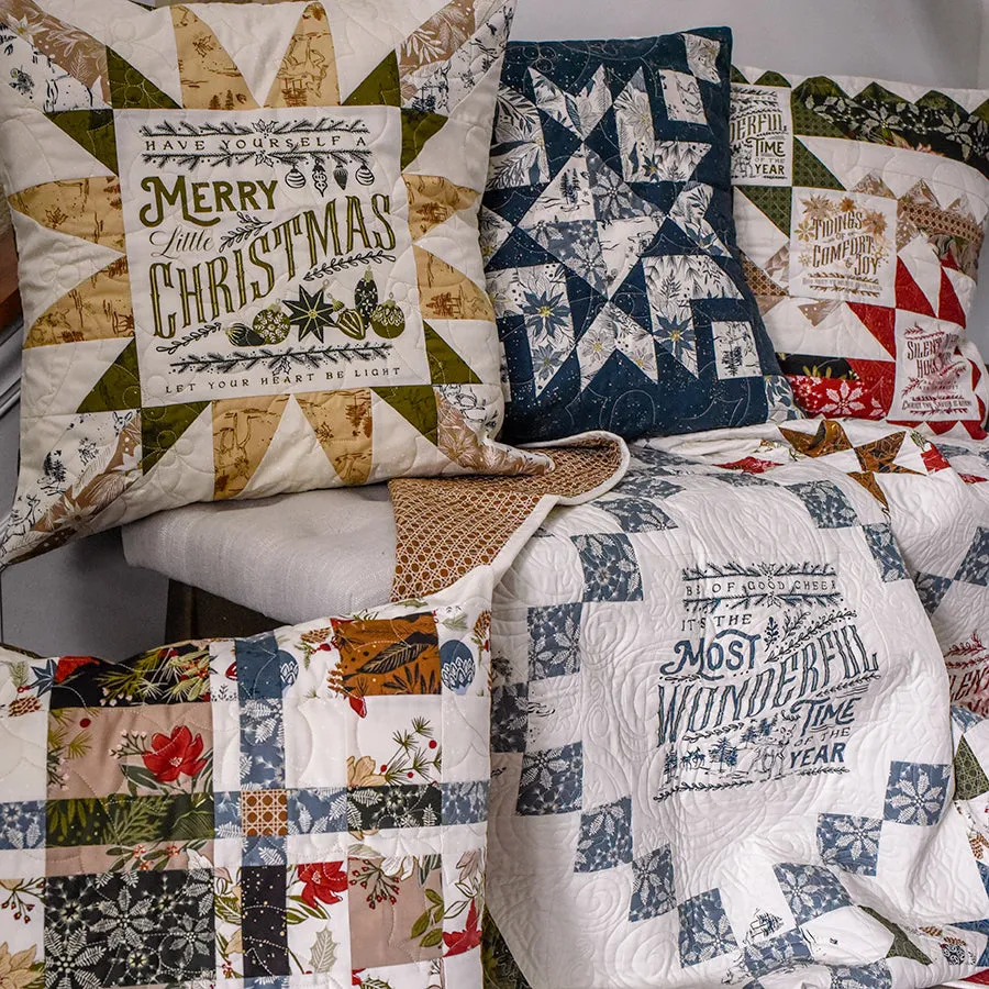 Moda Old World Yuletide Pillow Bundle Printed Pattern - PREORDER