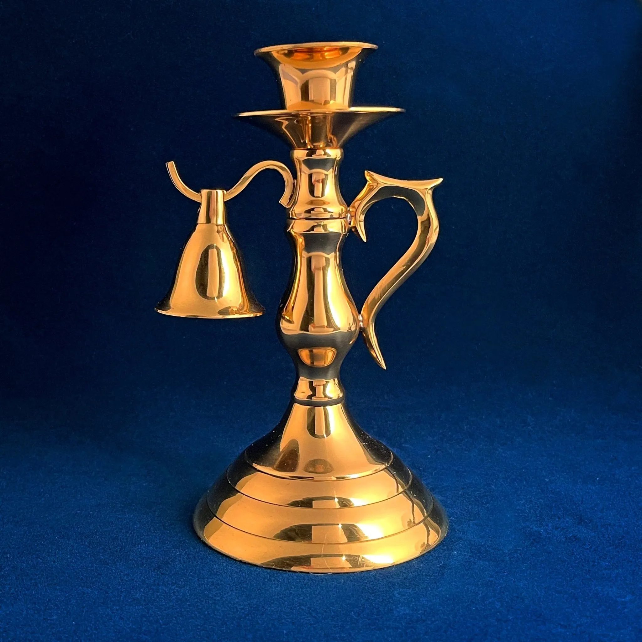 Mount Vernon Brass Candlestick With Snuffer