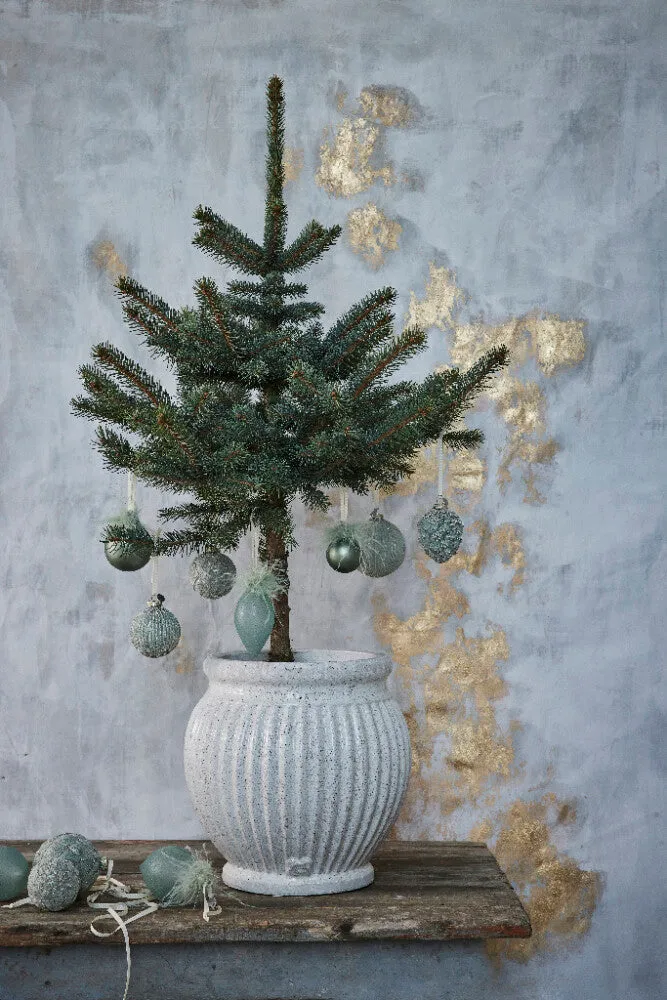 Norille bauble H11 cm. dusty green