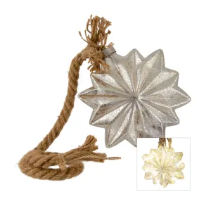 Pure Christmas LED Star on Rope Christmas Decoration