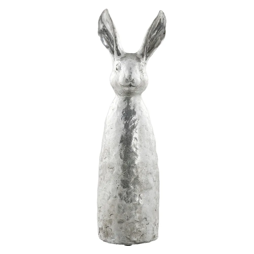 Sekoua bunny figurine 44.5 cm silver