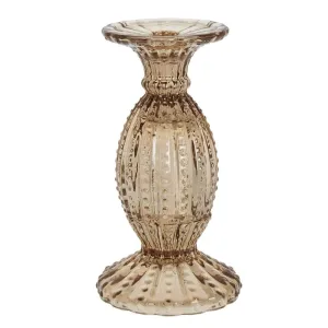 Silva candlestick H19 cm. golden brown