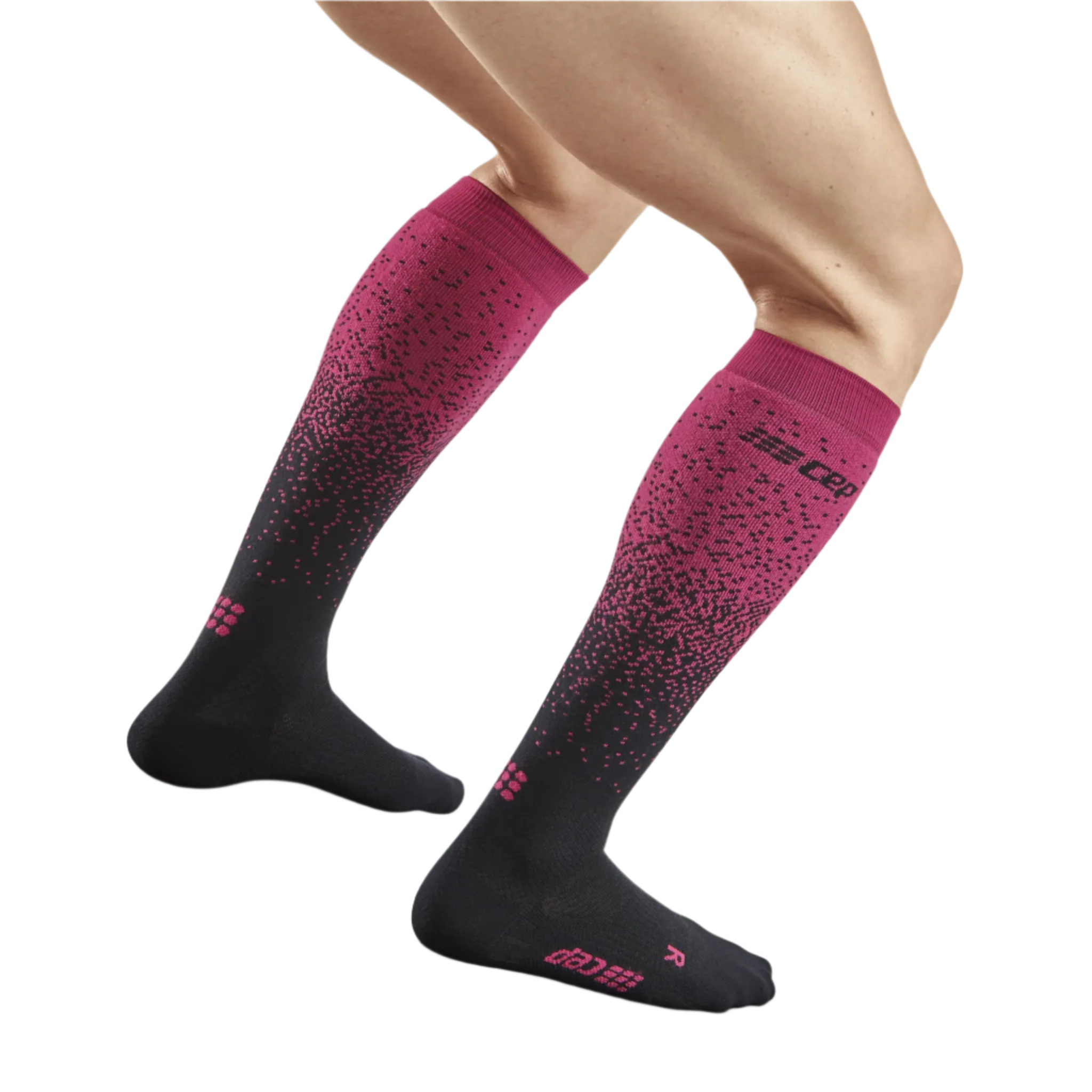 Ski Snowfall Tall Compression Socks, Men