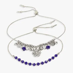 Snowflake Bolo Bracelet Gift Set