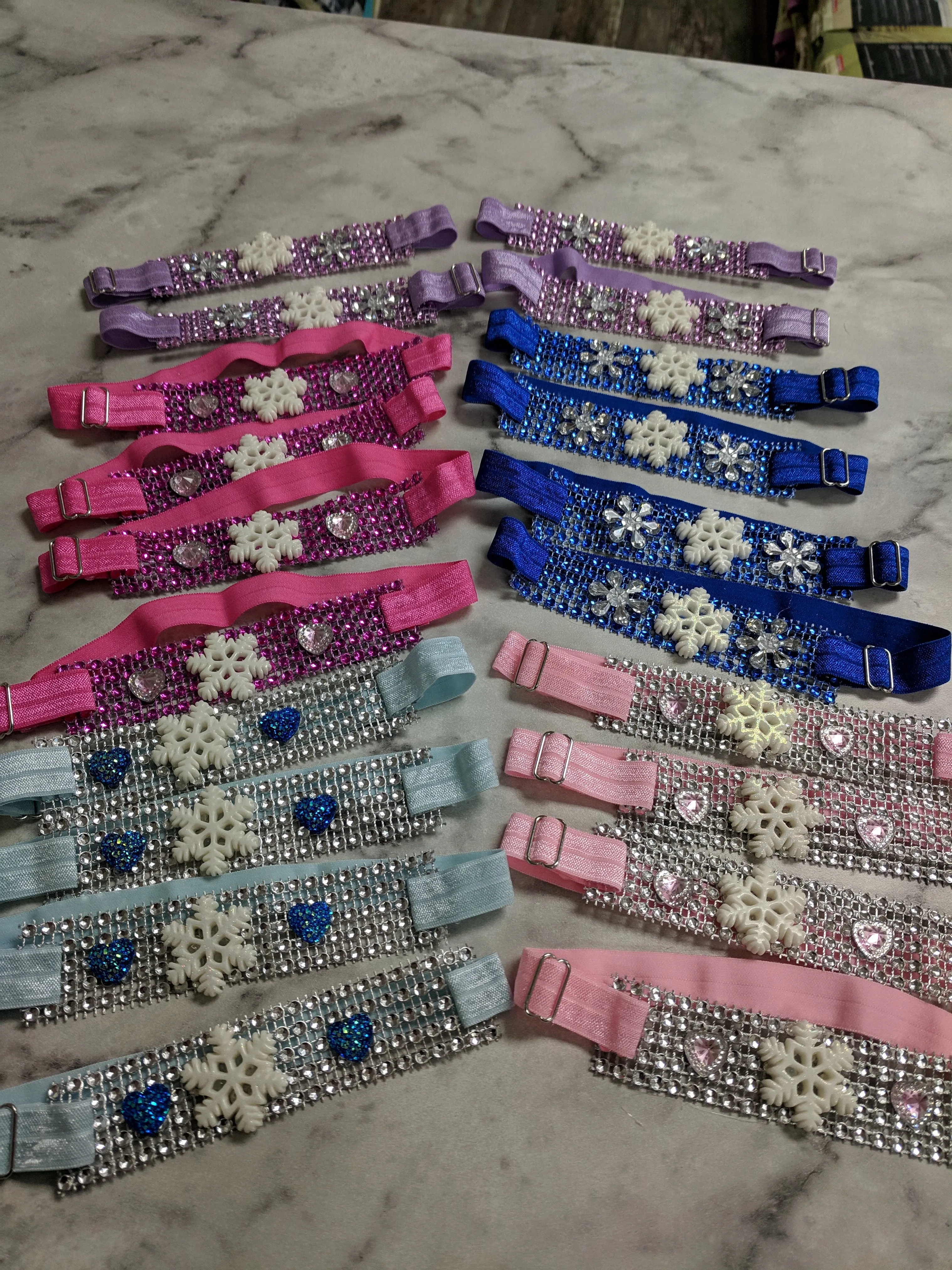 Sparkle Wrap Collars- Winter Wonderland