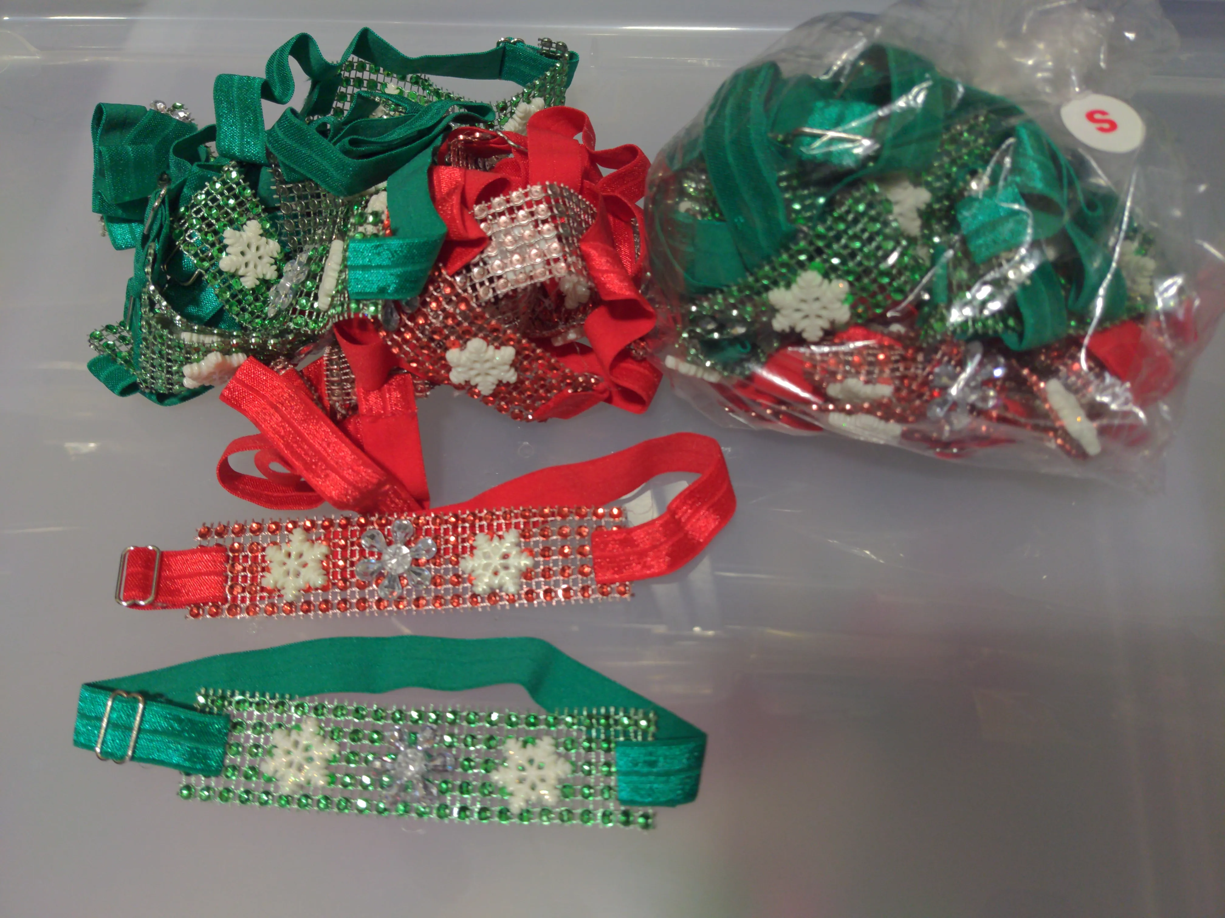 Sparkle Wrap Collars- Winter Wonderland