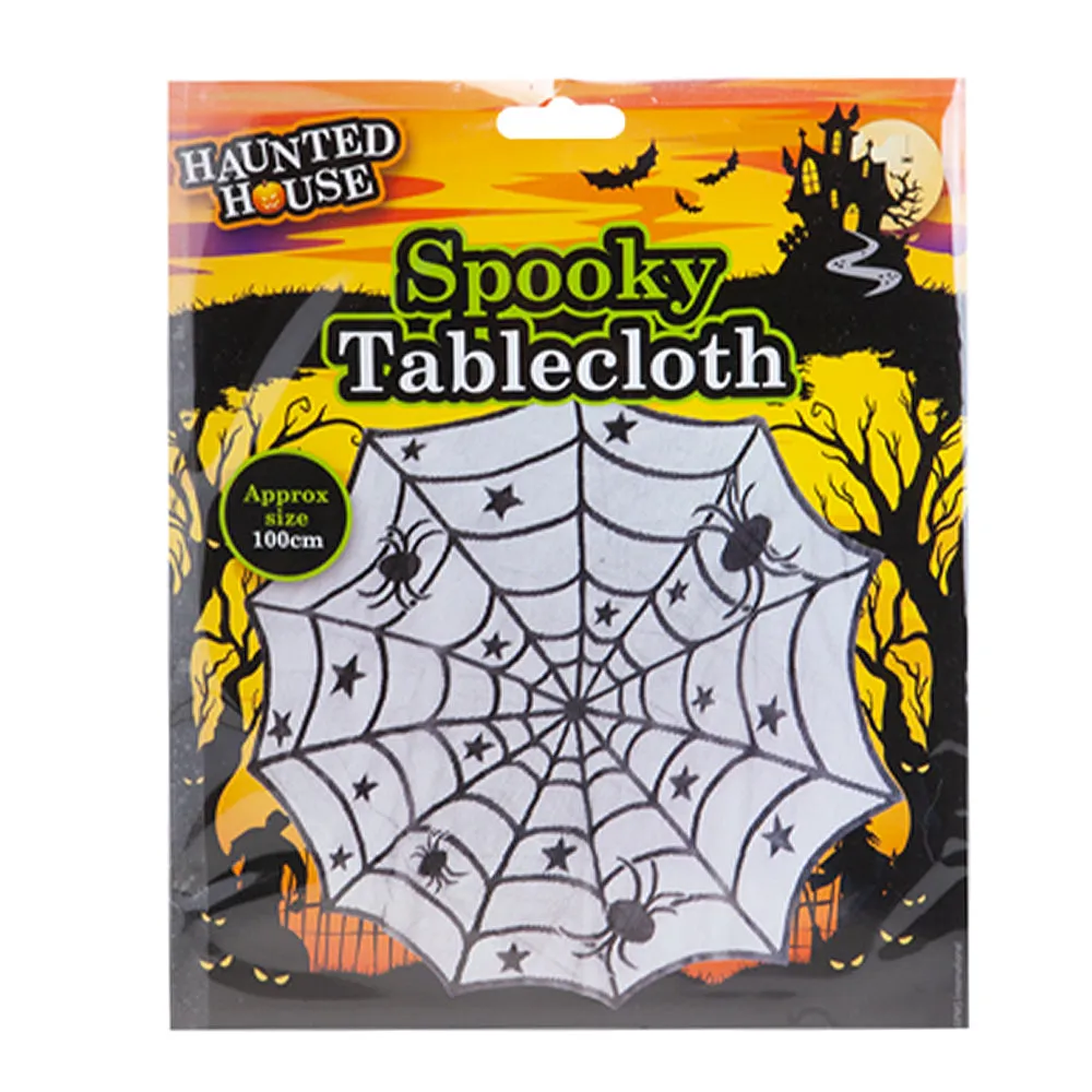 Spooky Spider 100cm Tablecloth Halloween Decoration