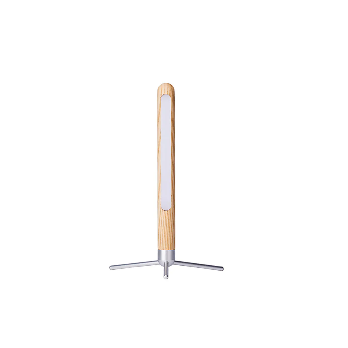 Vertical Wood Eye-Protection Desk Lamp